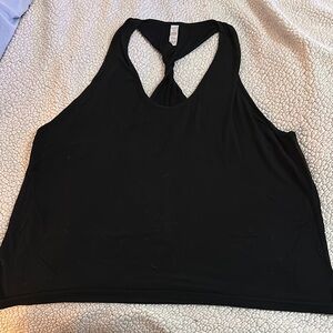 Zyia Black Racerback Tank Top XL